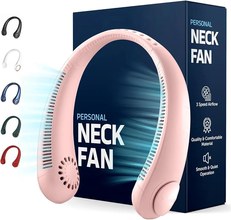 Portable Bladeless Hanging Rechargeable Neck Fan
