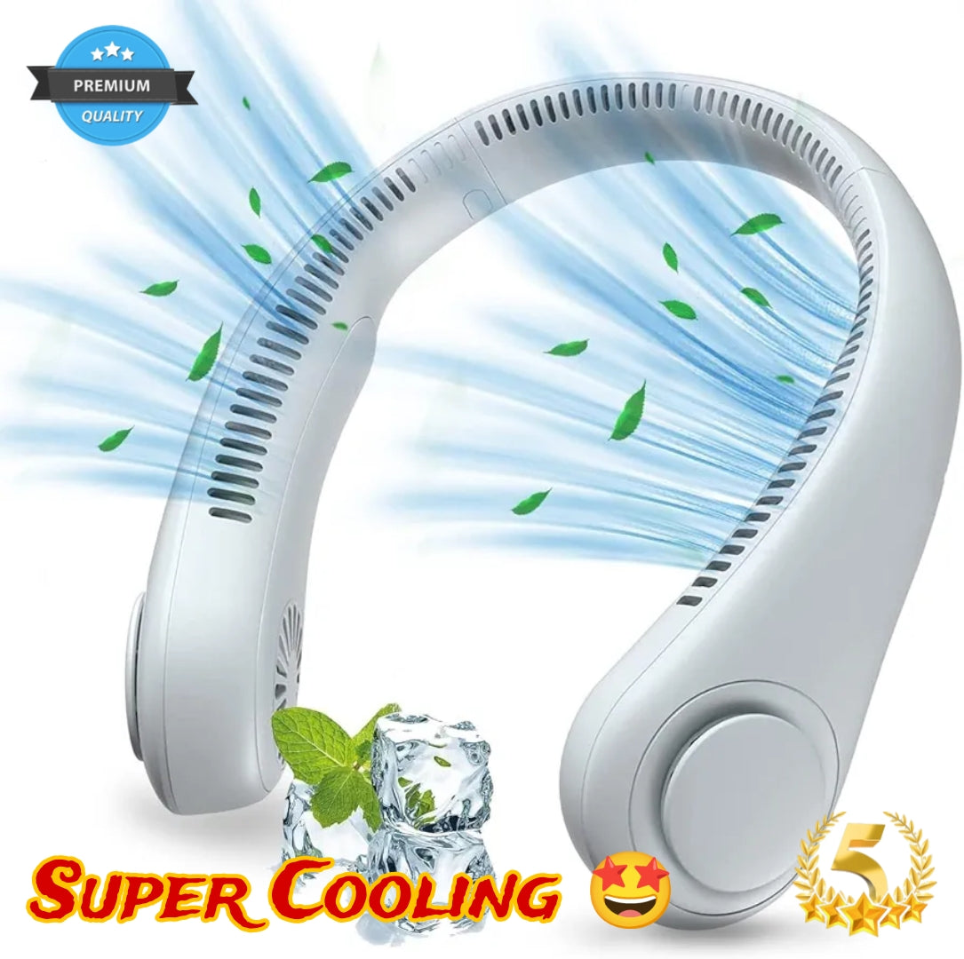 Portable Bladeless Hanging Rechargeable Neck Fan